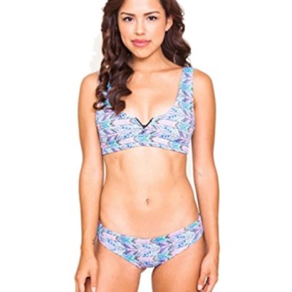 Stone Fox Swim Zoey Top in Arrows